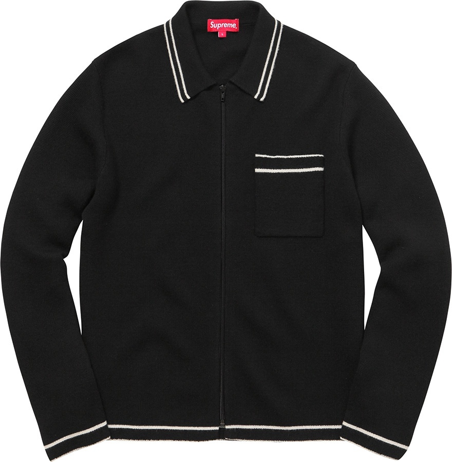 Zip Up Polo Sweater view 5